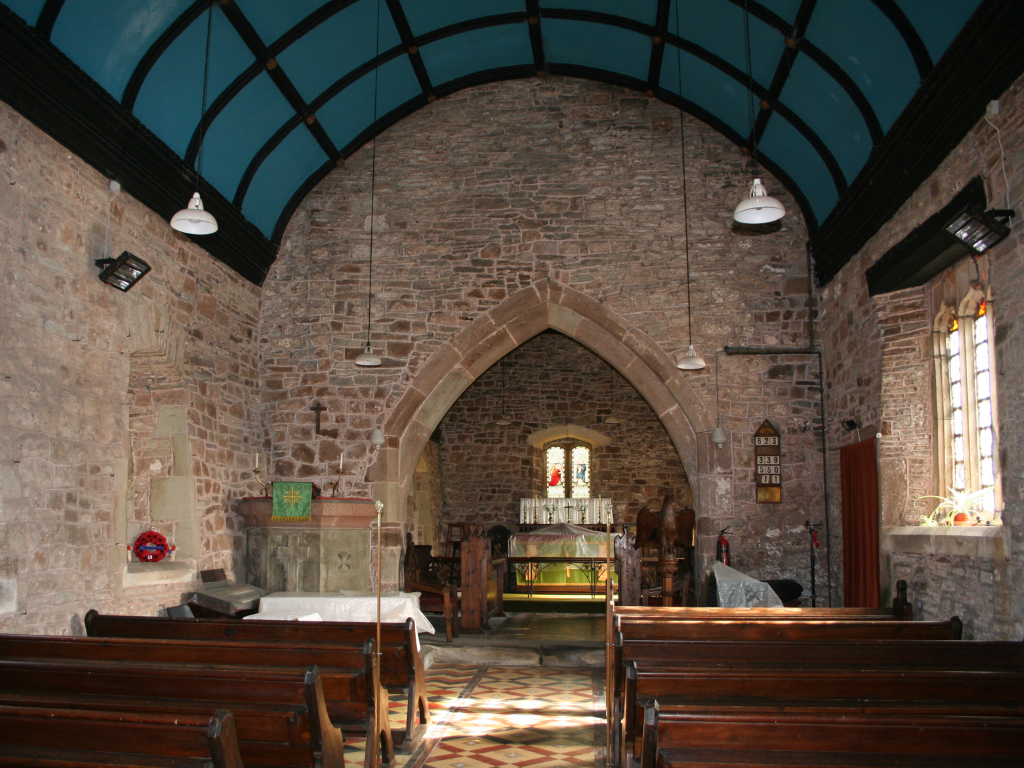 St Catwg’s Church interior