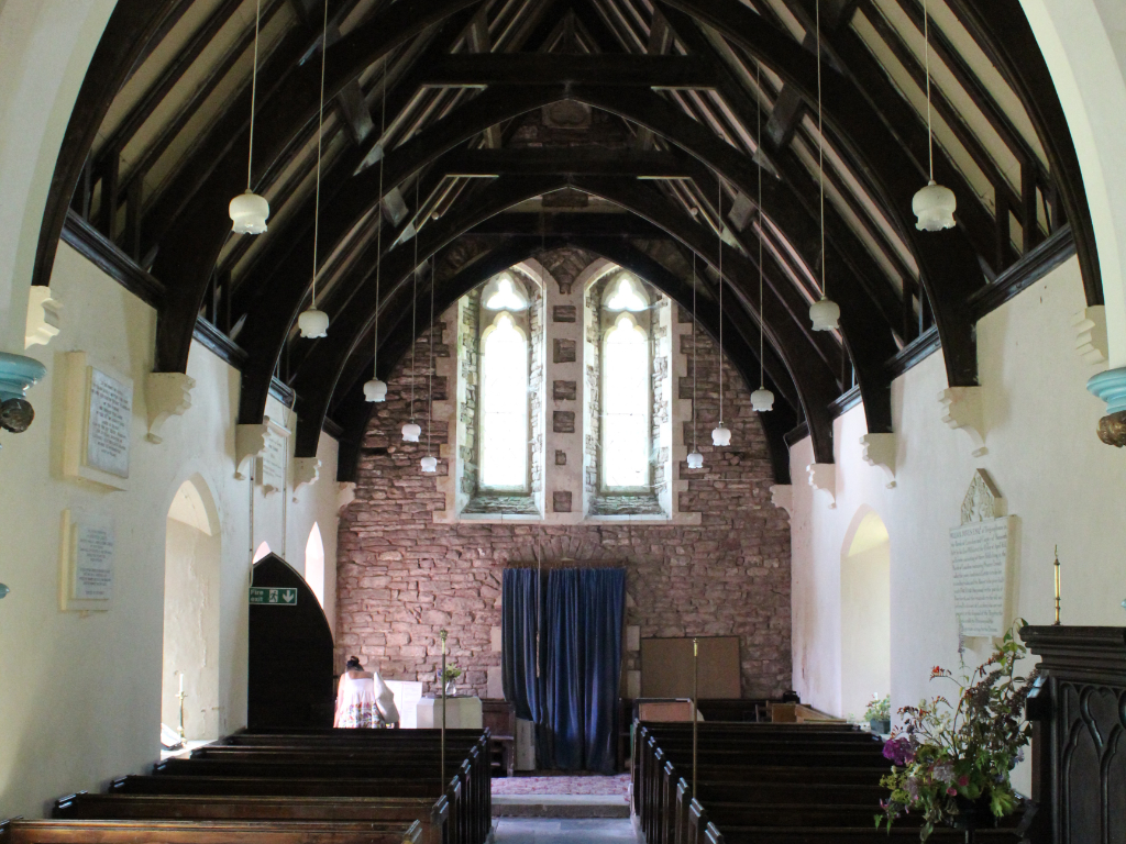 St Dennis' Church, Llanishen interior